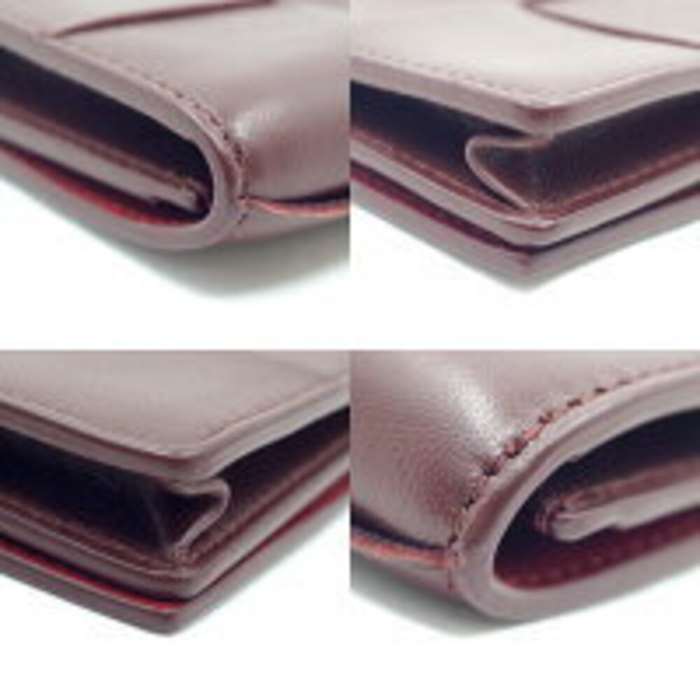 Bottega Veneta Purple Leather Wallet Woven - Picture 3 of 7